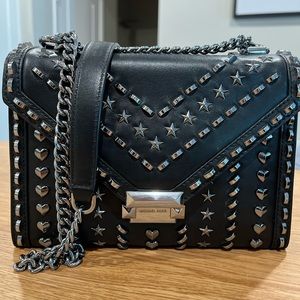 Michael Kors studded crossbody / shoulder bag